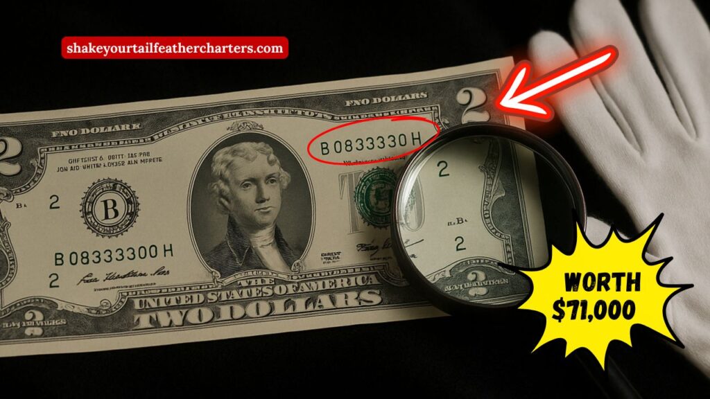 Rare $2 Bills With Unique Serial Numbers Could Be Worth $71,000 – Check Your Wallet Today!
