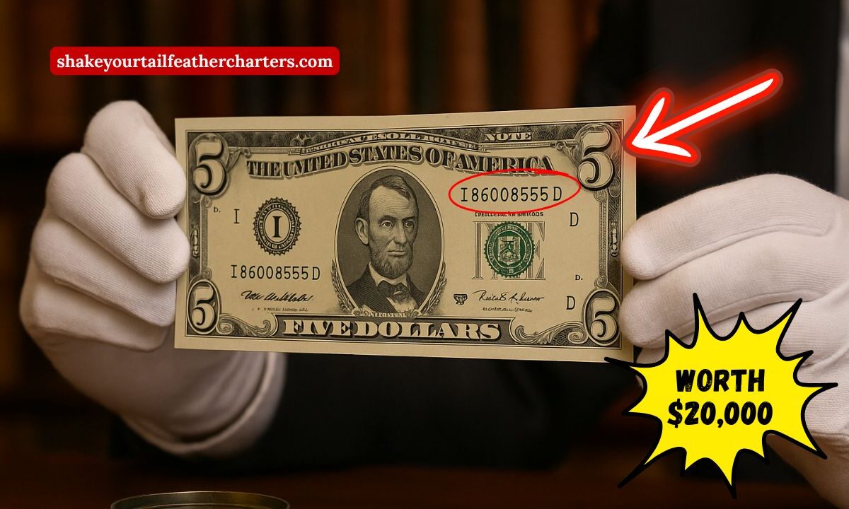 This Rare $5 Bill With A Serial Number Error Could Be Worth $20,000